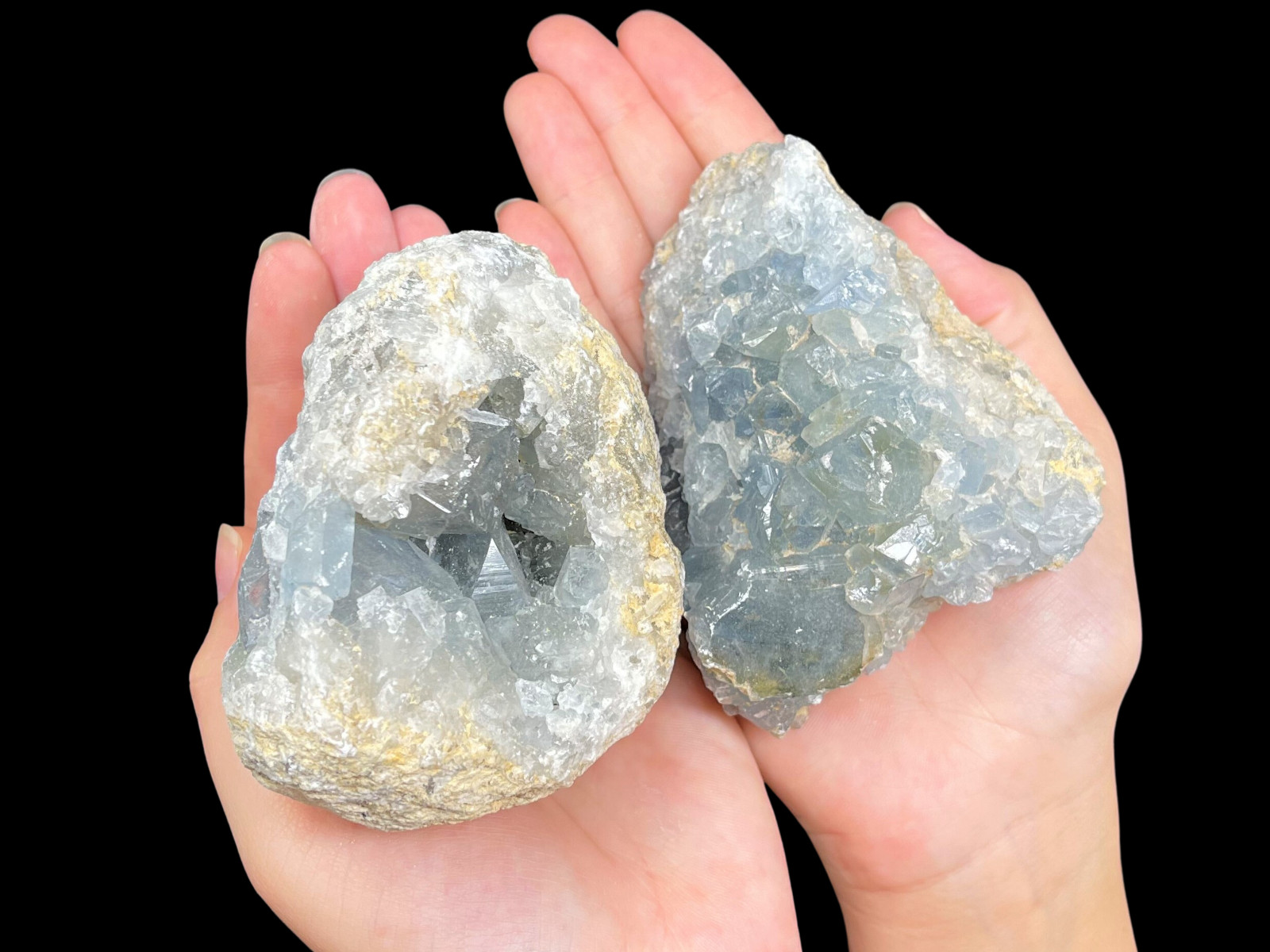 LARGE Clearance Celestite Clusters – ‘B’ Grade Celestite Crystal Cluster Druze
