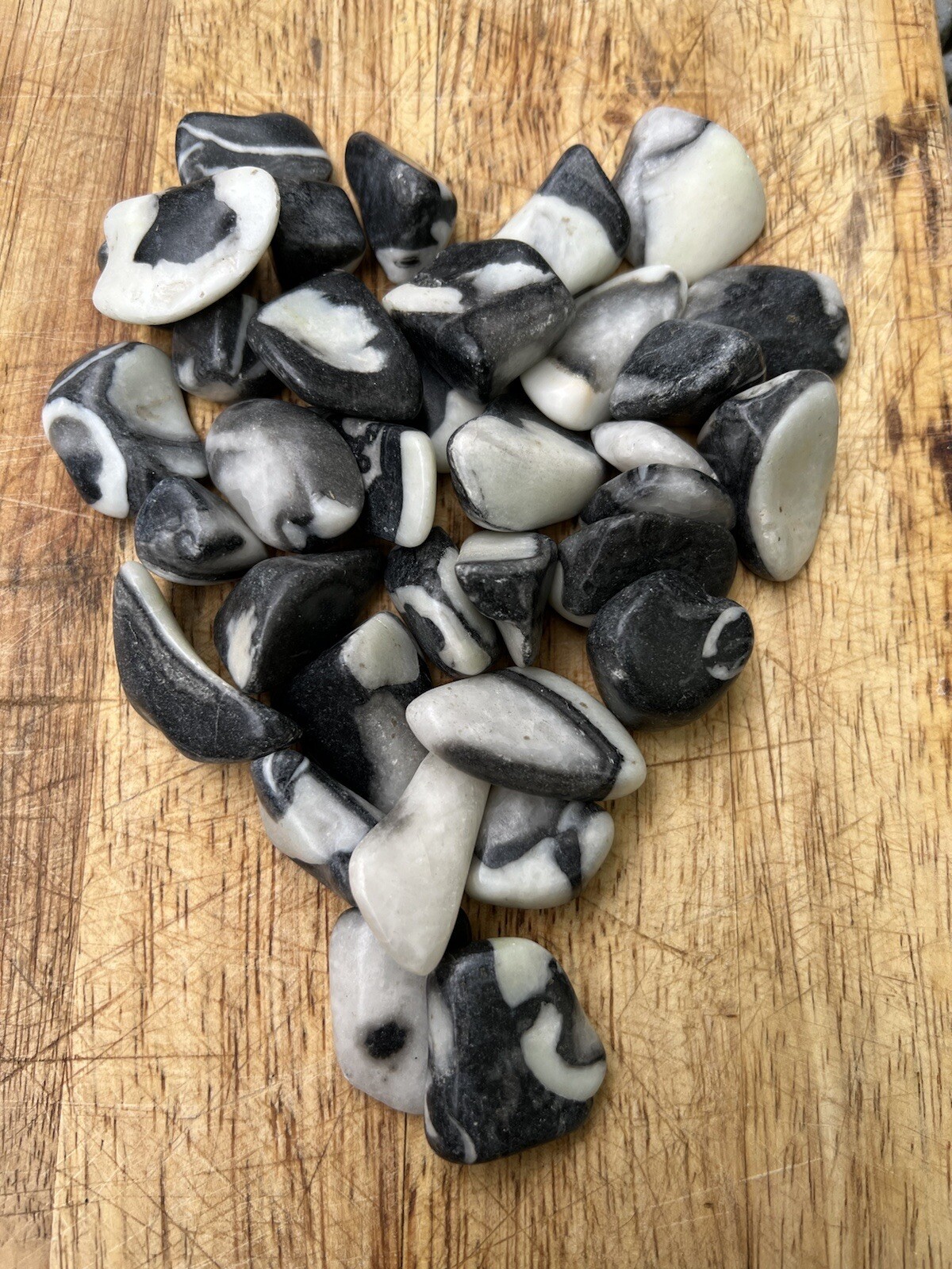 Shell Jasper Tumblestone 20/30mm