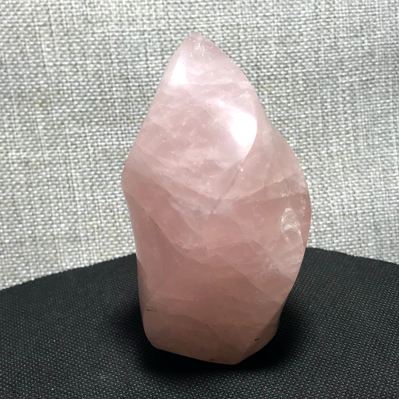 387g Natural Pink Rose Torch Quartz Crystal Mineral Specimen 02