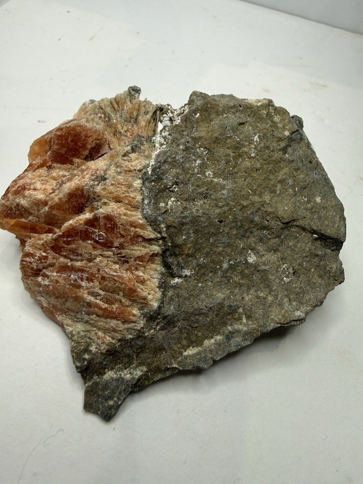 Natural Orange Celestite Crystals Mineral Specimen Canada 206g