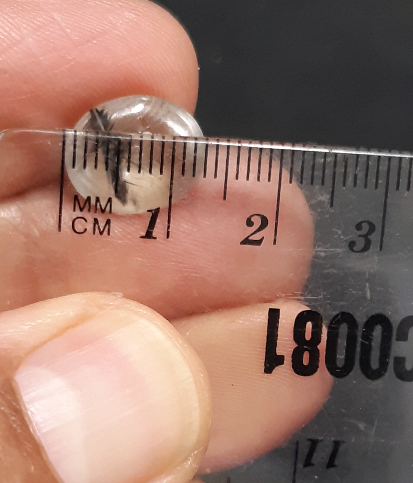 Rutile in Quartz (Please read description, see video/pictures for size)