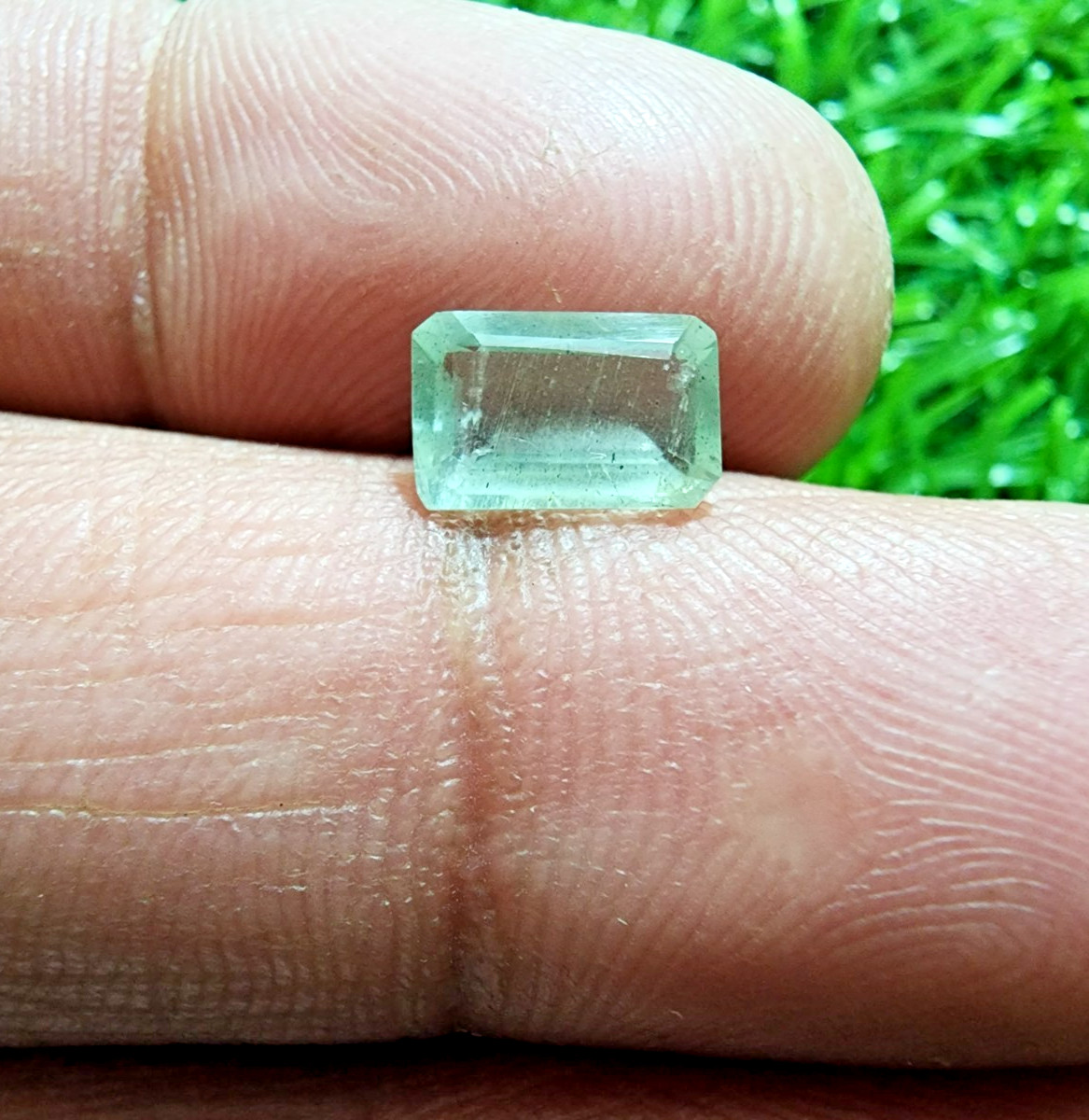 Aquamarine Heliodor Emerald Cut 1.55 Ct Natural Loose Gemstone For Ring