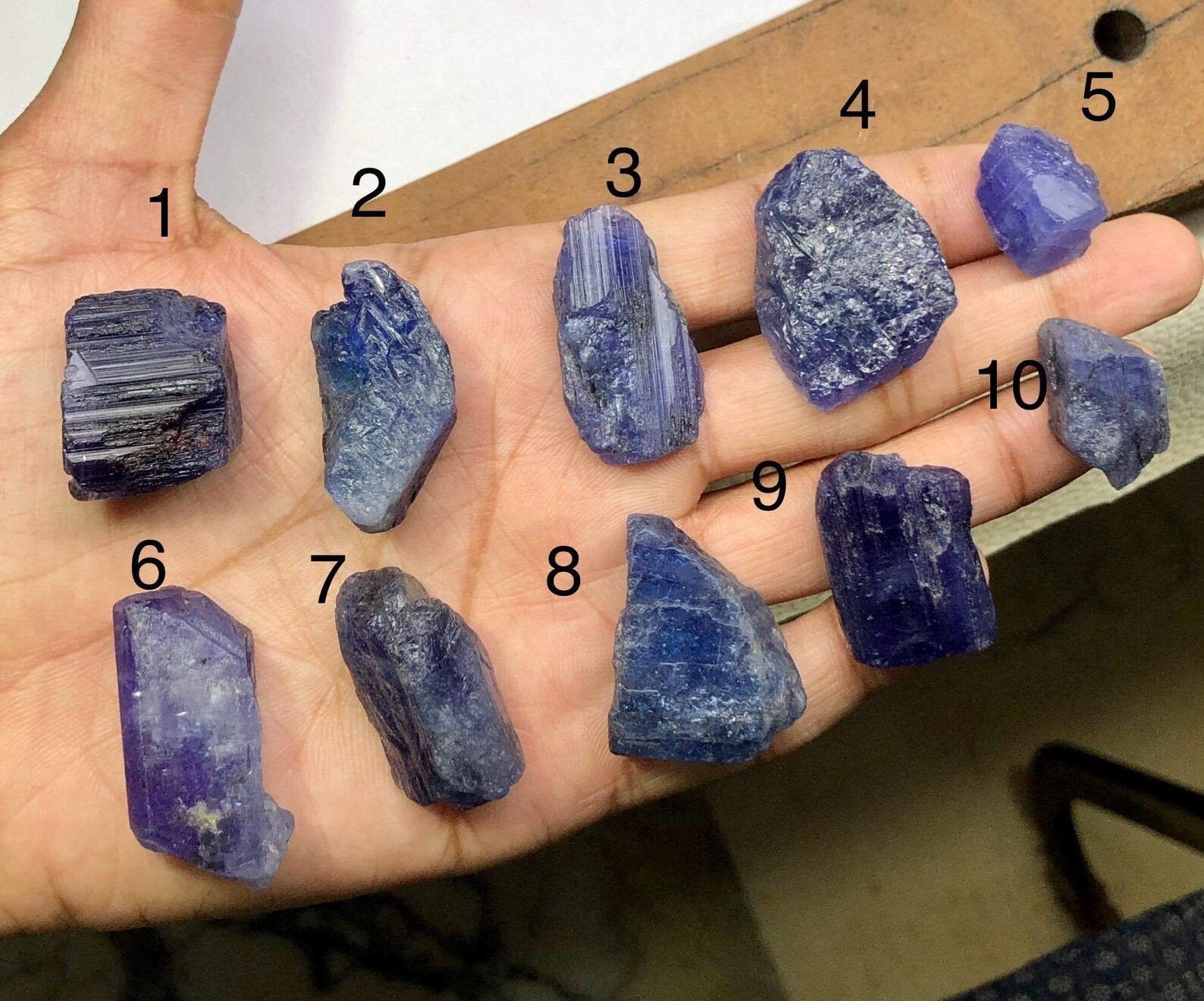 Natural Tanzanite Gemstone, Rare Specimen Tanzanite, Unique Blue Color Tanzanite