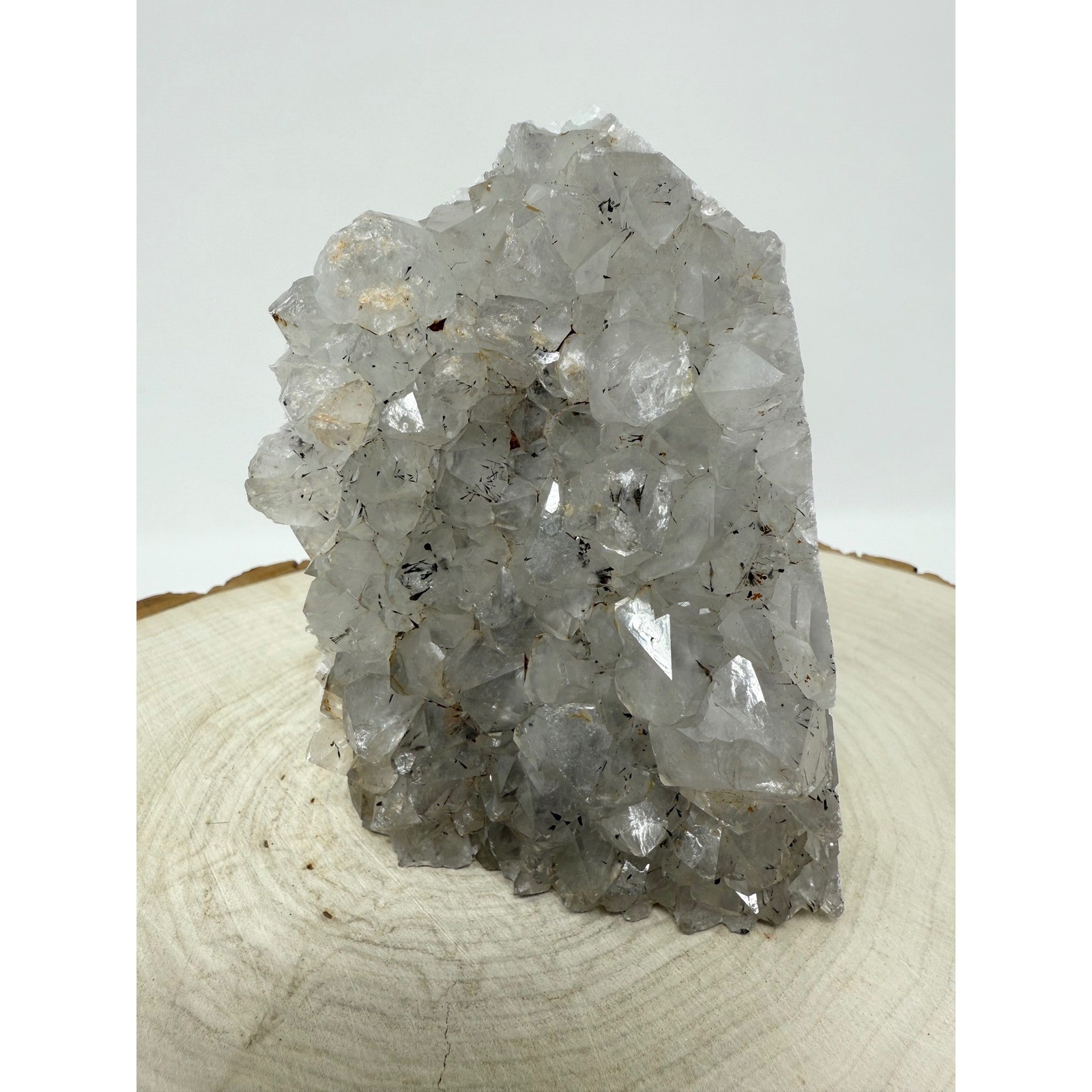 Clear Quartz Crystal Cluster Inclusions Specimen Mineral Stone Healing Decor