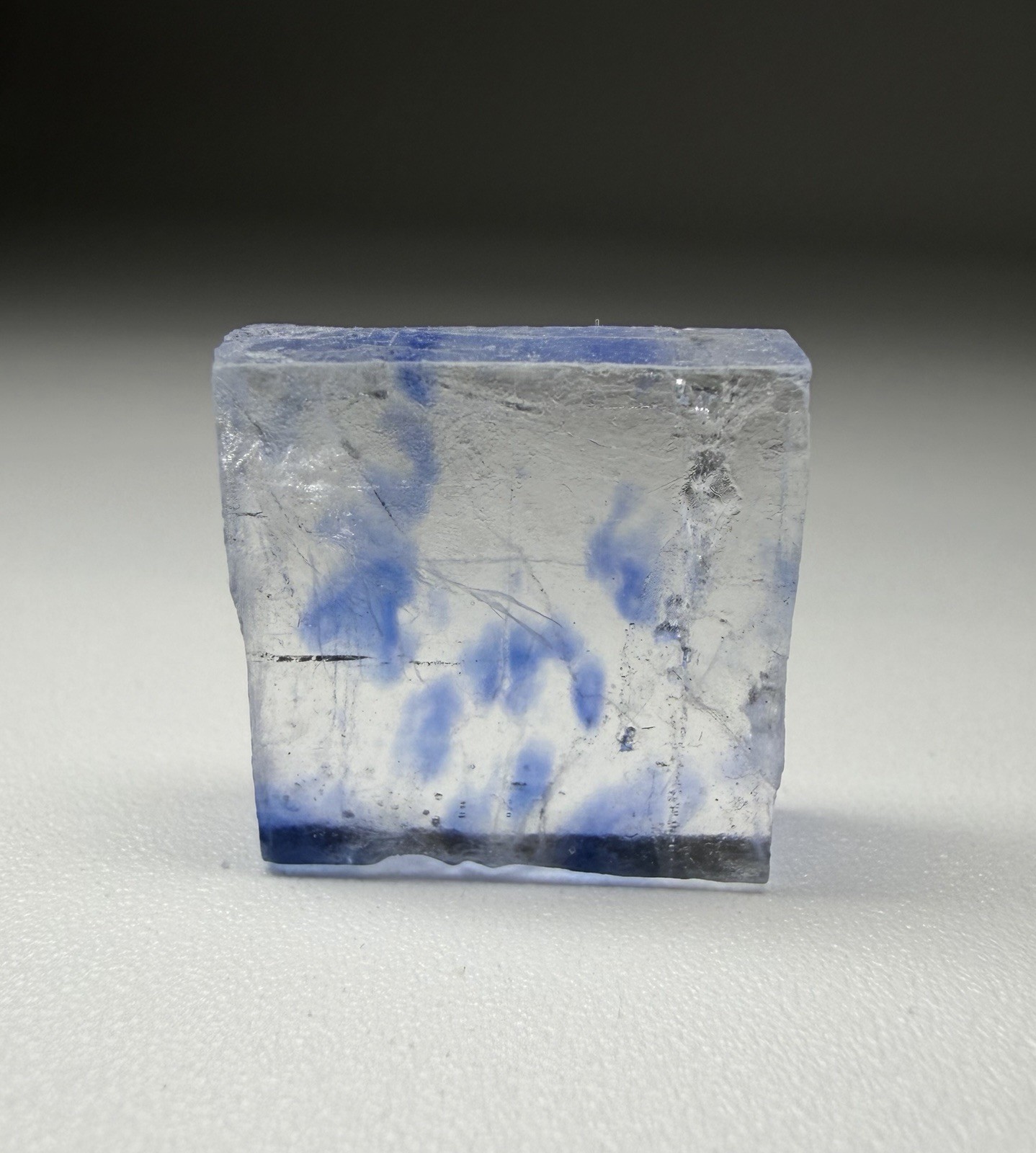 Nice Bicolor Gem Blue Halite From Iğdır Province, Turkey (See Description)