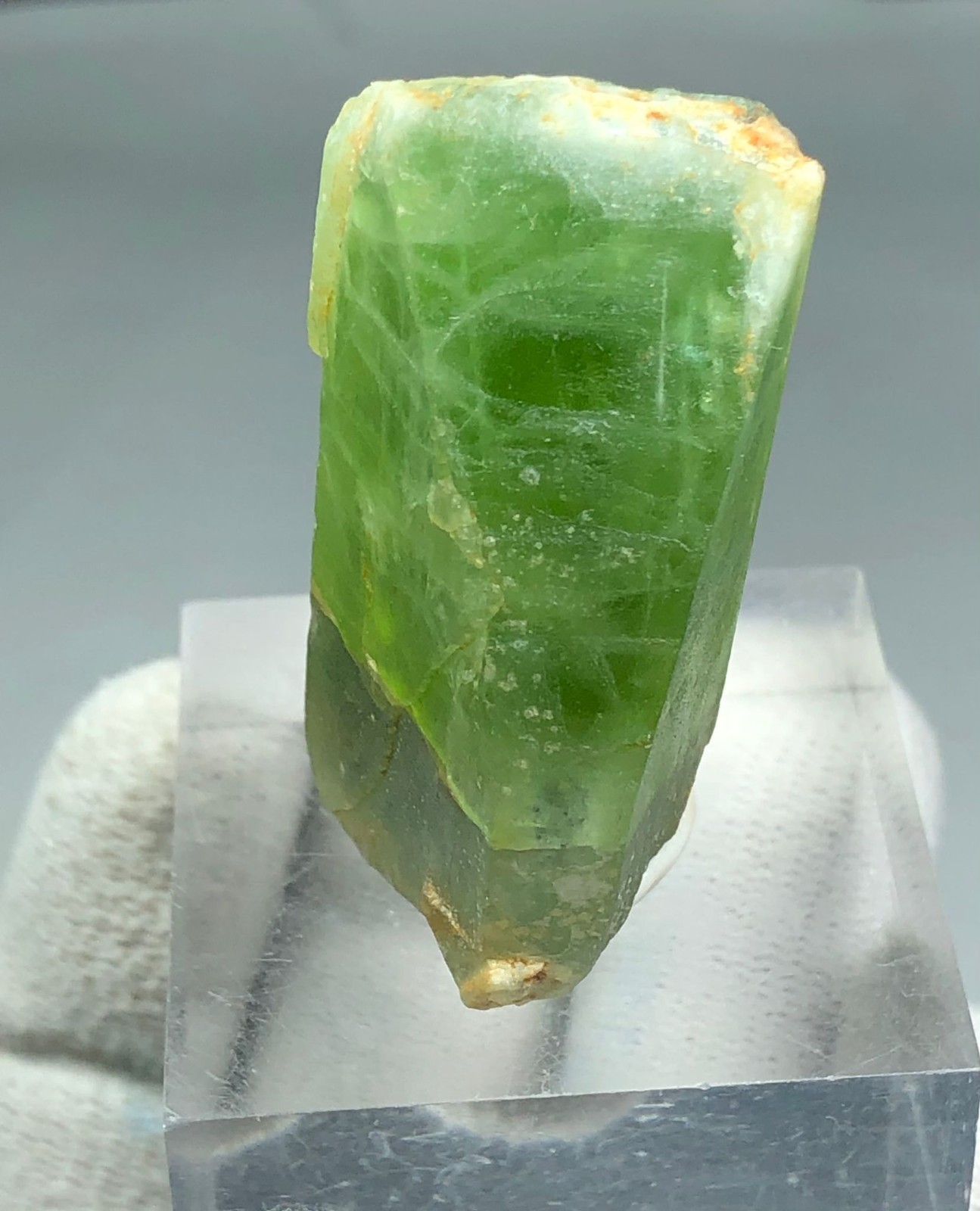 PERIDOT 49 Grams , 4.5 x 3 cm – Complete Crystal- From SPAT KOHISTAN PAKISTAN