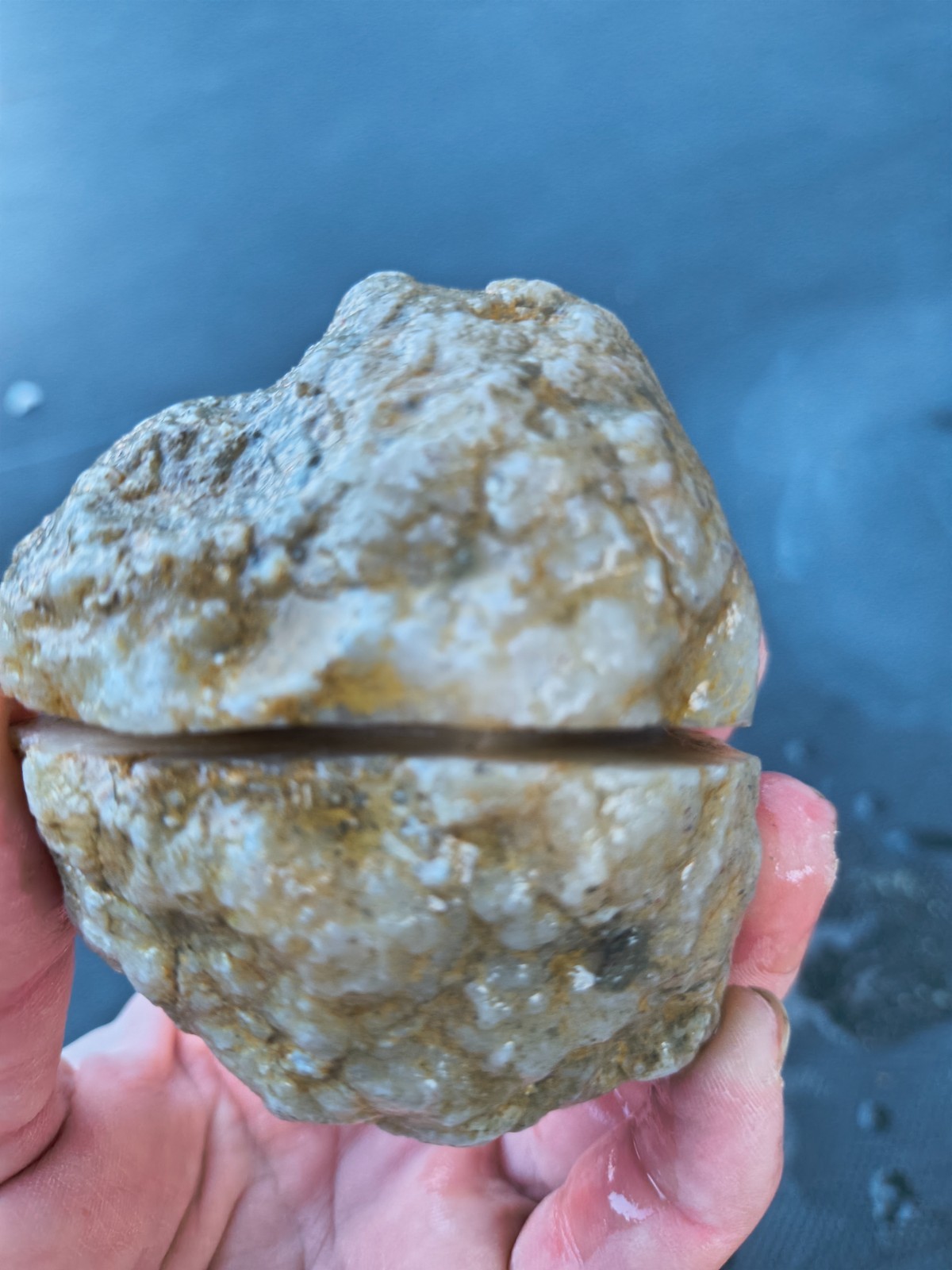3 LB Kentucky KY Geodes Pre-Scored Crack Your Own Set 4 Piece Lot Hand Collected