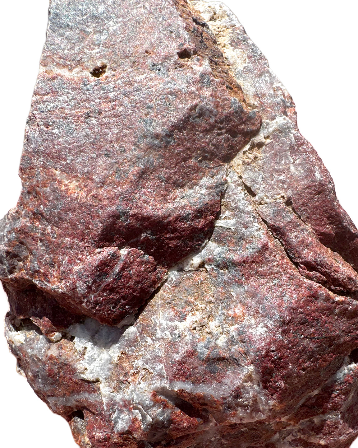 12 oz Rough Red Jasper with Hematite & Quartz Vivid Color from Arizona