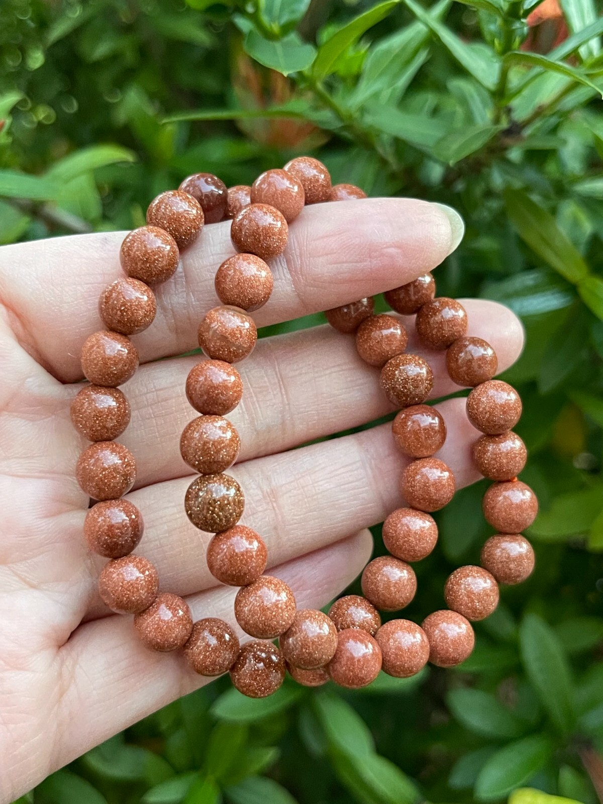 Grade A++ Red Goldstone Crystal Bead Gemstone Bracelet 8mm, Wholesales Bulk Lot
