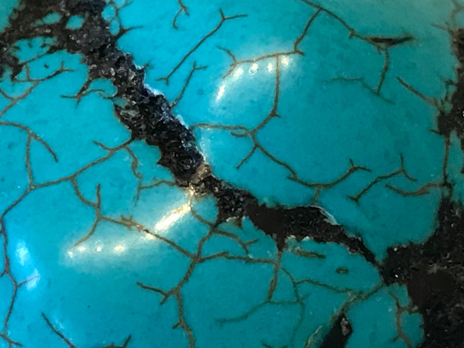 A natural raw turquoise nugget without treatment, u s; 8x6x6 cm; 312 g