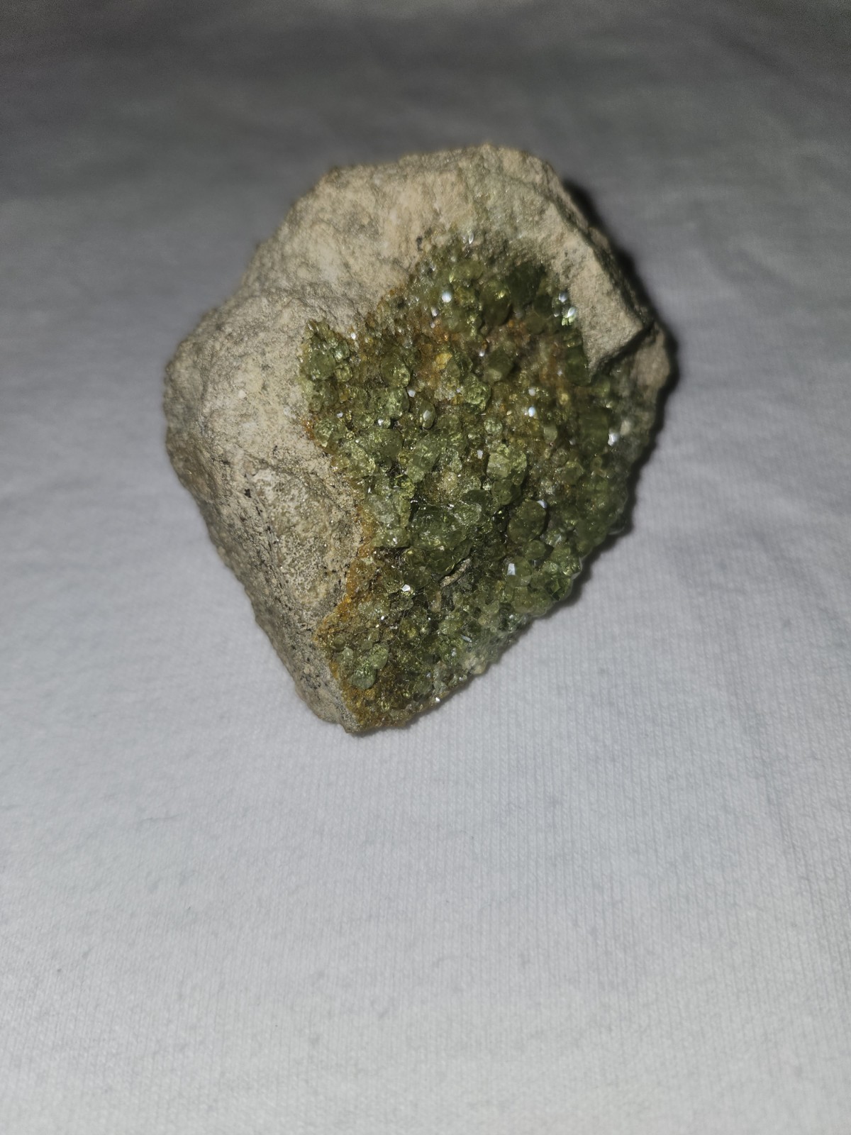 Demantoid Garnet Crystal 103.84 Grams Russian