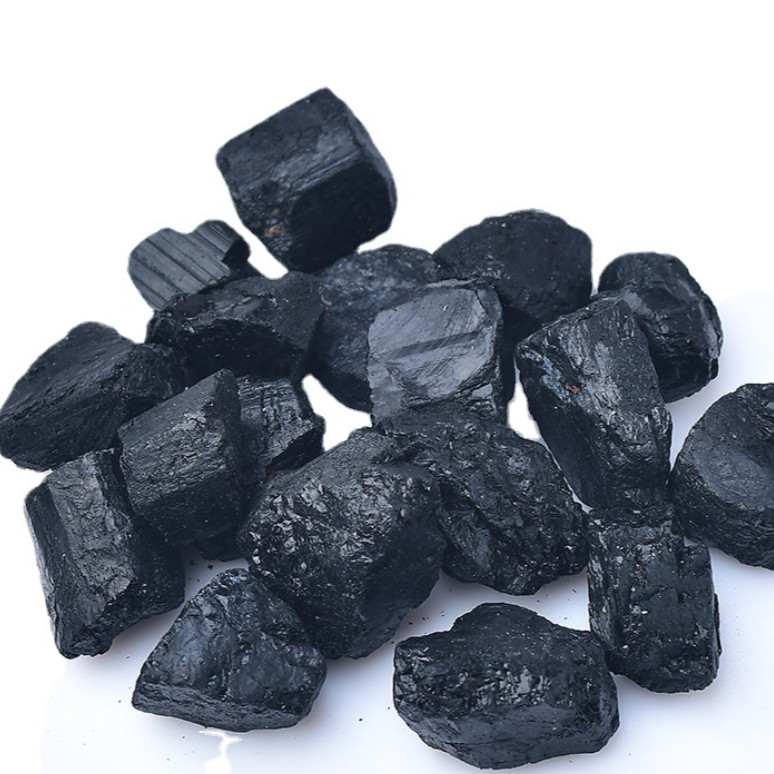 Raw Rough Black Tourmaline Chunks Healing Crystal Mineral Rocks for Jewelry DIY