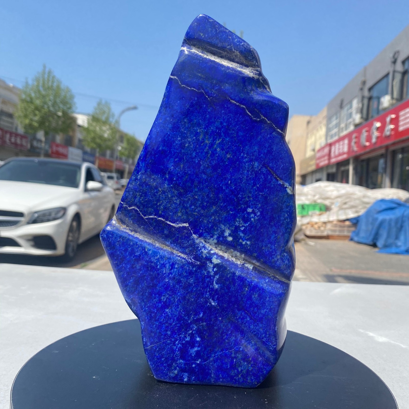 8.2LB Natural Stone Lapis Lazuli Freeform Polished Crystal Mineral Specimen