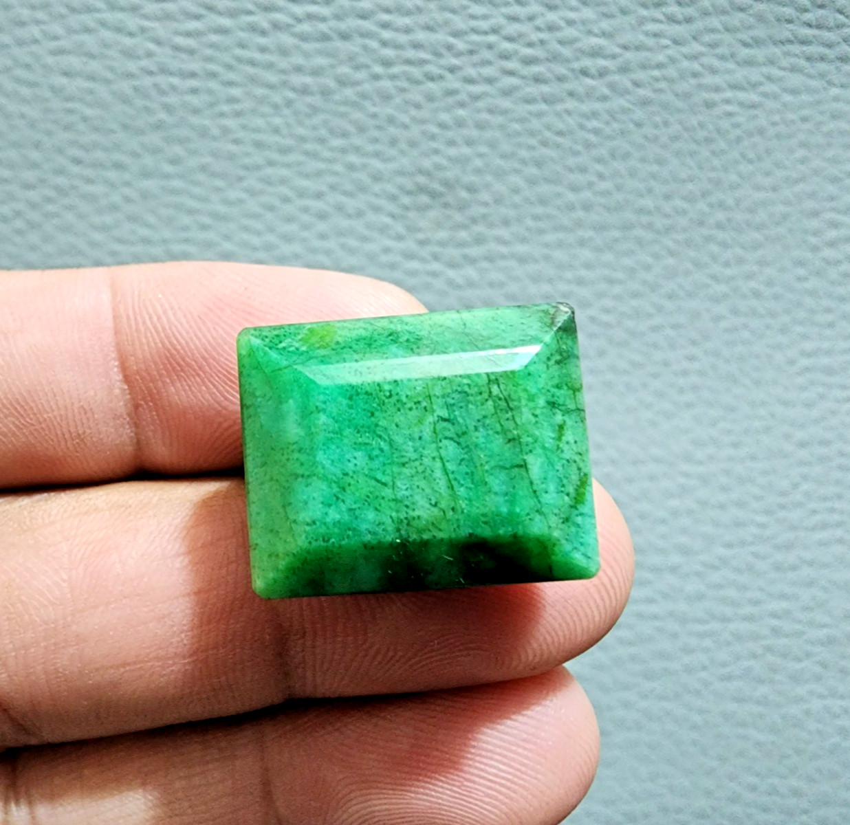 Amazing Rare 48 Crt Green Brazilian Emerald A+ Size Gemstone Jewelry For Making