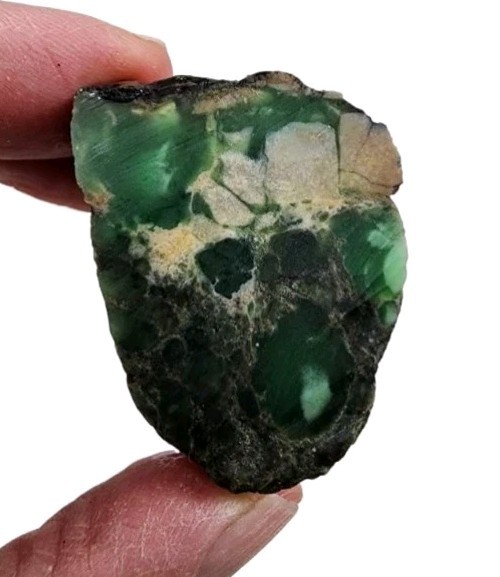 Lucin Variscite Faced Stone Utah 32.1 grams.