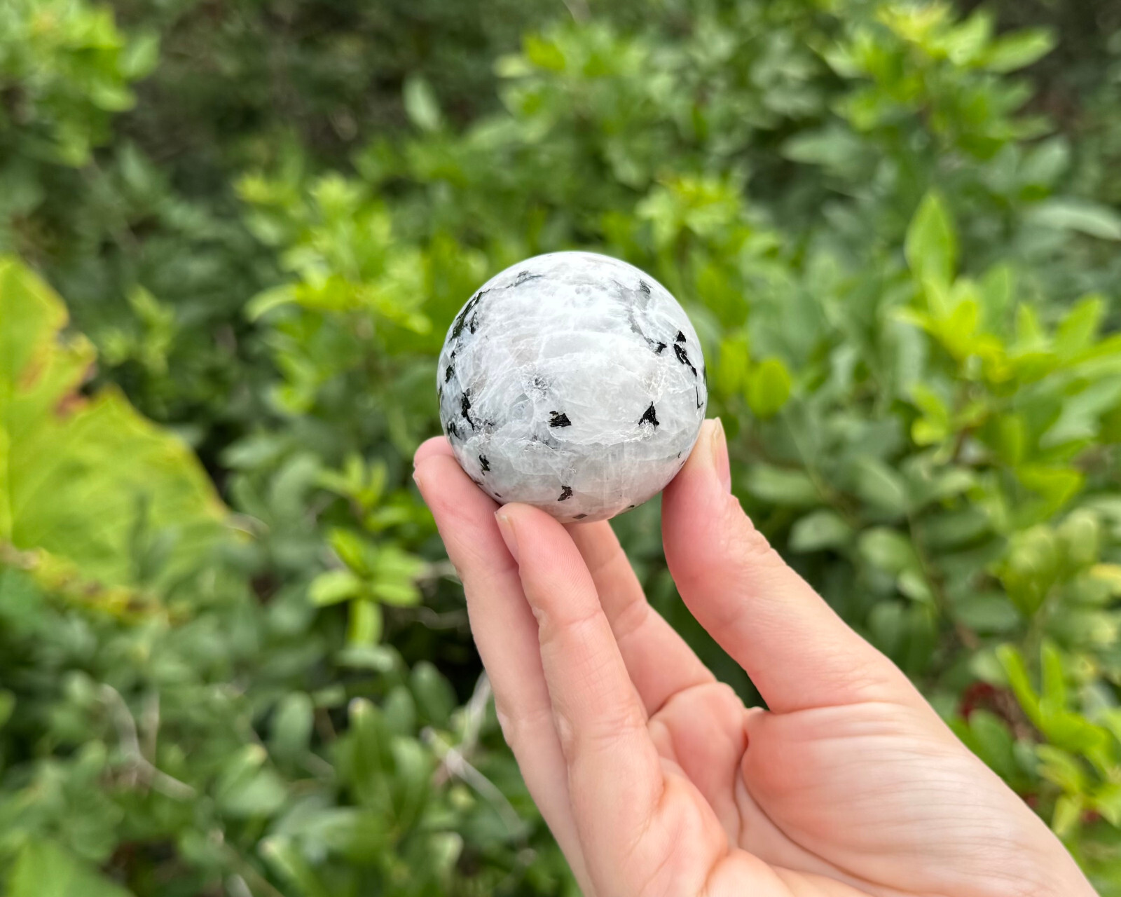 Rainbow Moonstone Crystal Sphere LARGE 1.5 – 2″ Sphere + Stand, Moonstone Sphere