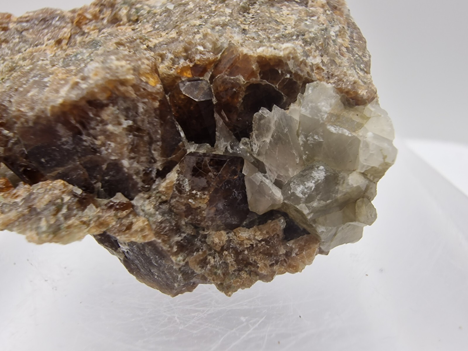 Garnet Crystals , 63g From Grönsjöberget , Borlänge, Dalarna , Sweden #4