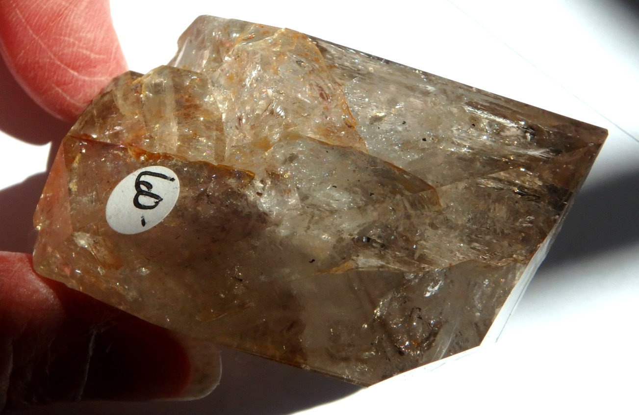 Beautiful Large Herkimer Diamond Quartz 126.2 grams Sparkles OLD STOCK