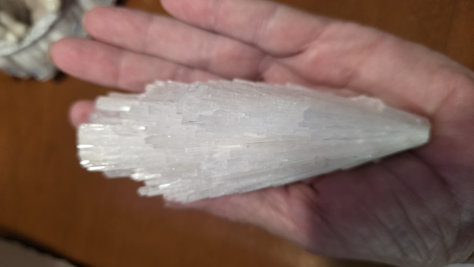 Scolecite Spray Cluster Mineral 4 piece lot Zeolites from India Exactly as Shown