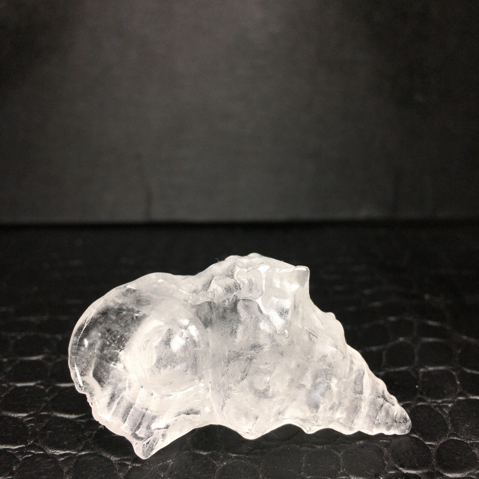 Natural Crystal Specimen.Quartz . Hand-carved. Exquisite Sea Snail. Healing 1PC