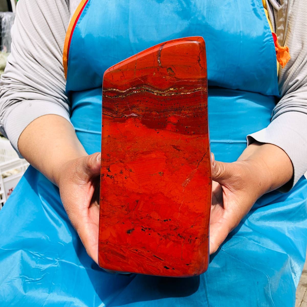 5220g Natural Beautiful Red Jasper ore Crystal Mineral Specimen Healing