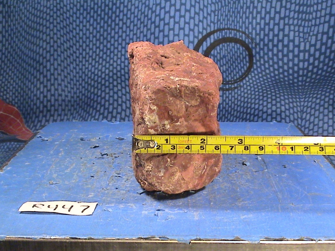 Vibrant Red Jasper Agate #R447, Solid Rough Lapidary Specimen, 3 LBS, 15 OZ