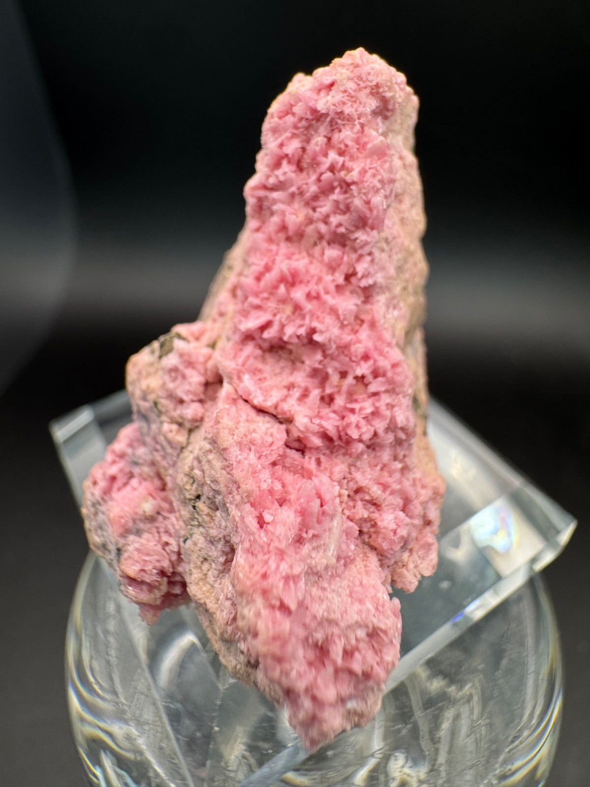 6862 RARE Pink Rhodonite Crystals Huanzala, Peru 35g