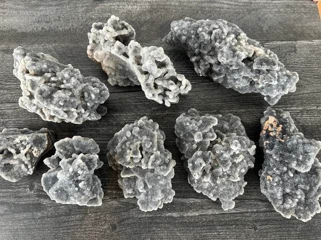 Raw Rough Black Sphalerite Cluster Geode Crystal Mineral Specimen Home Decor