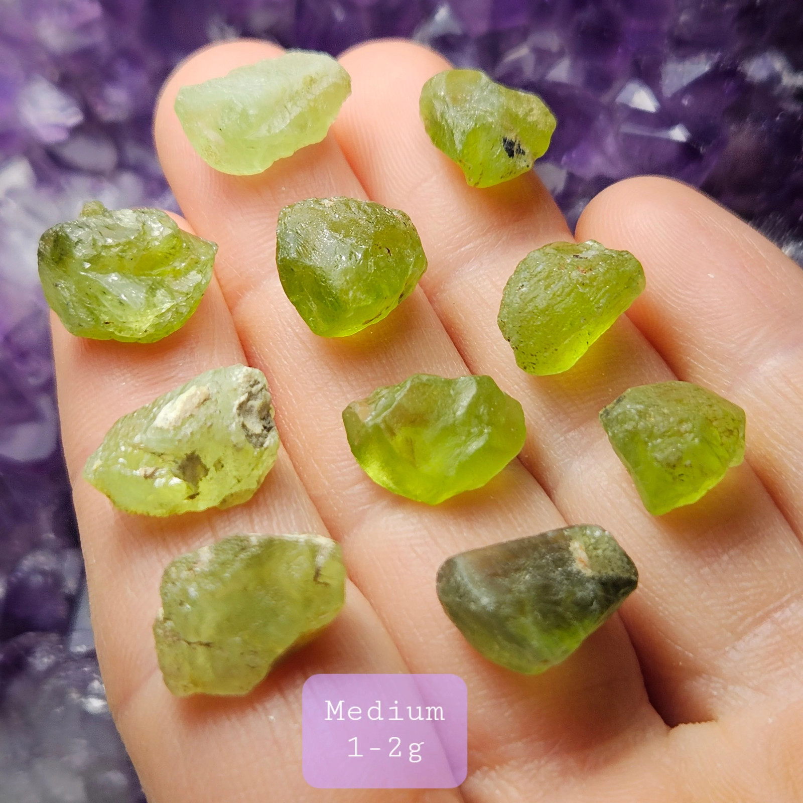 Raw Peridot Crystal