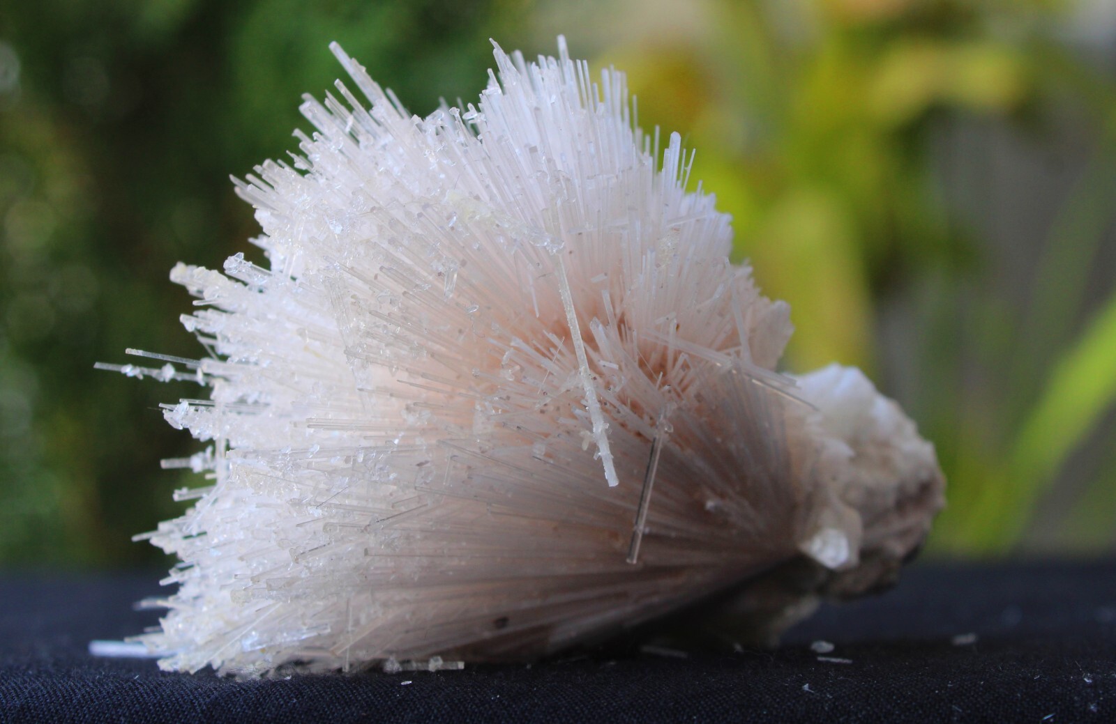 Calcite Cluster On Mesolite Minerals Specimen #M4