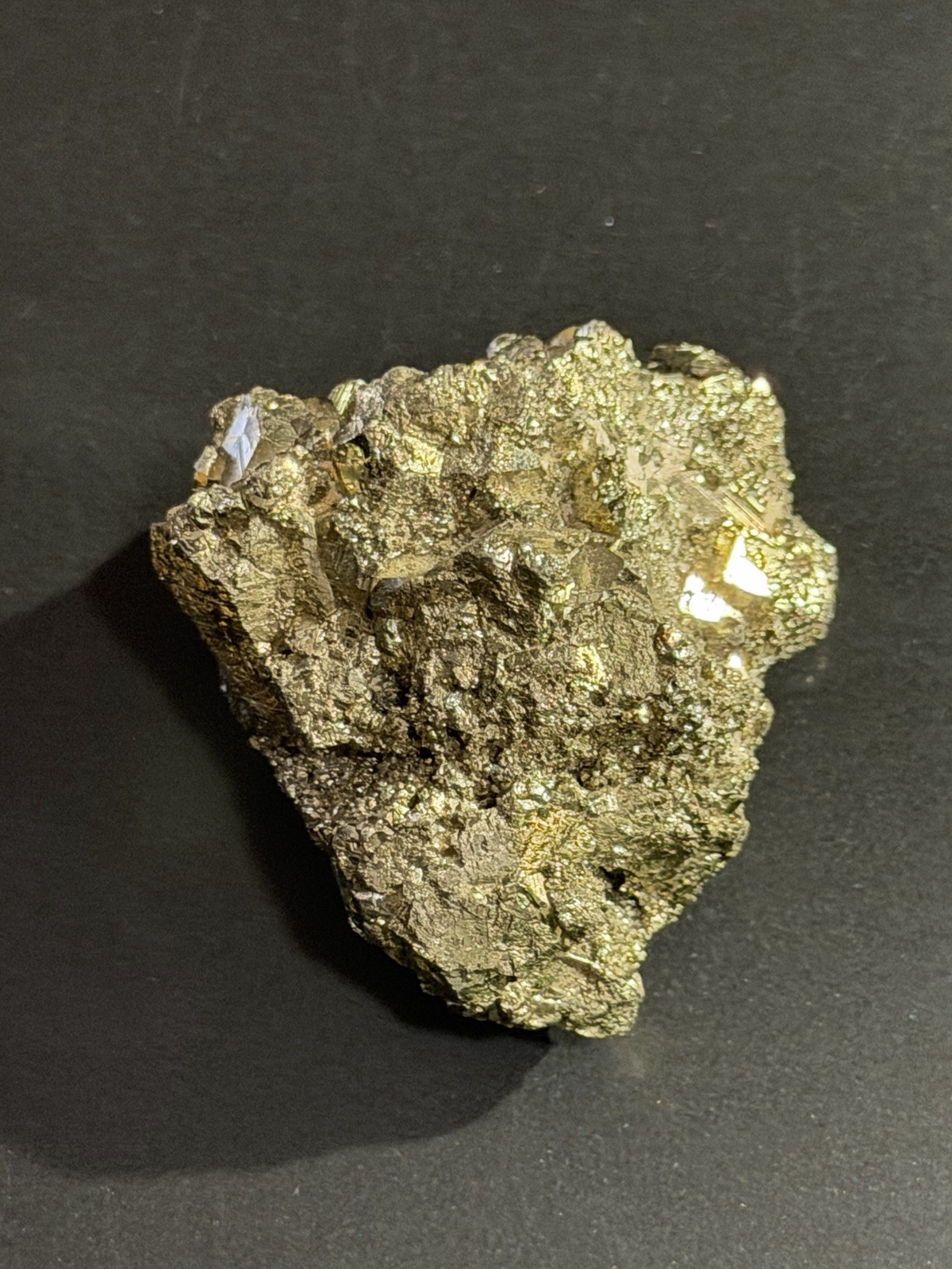 Natural Pyrite Crystal Cluster Specimen Fool’s Gold Mineral Rock 2.5” 5oz