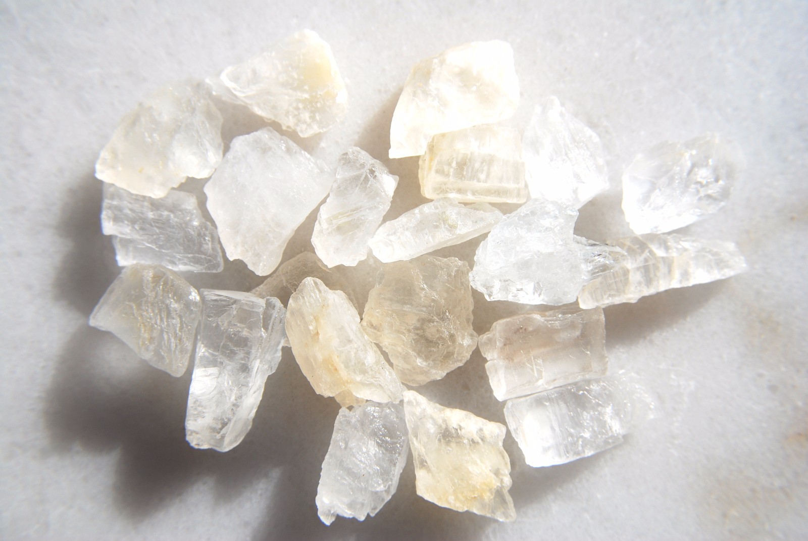CHARGED Danburite / Petalite 2 Crystal Pendant + 20″ Stainless Steel Chain