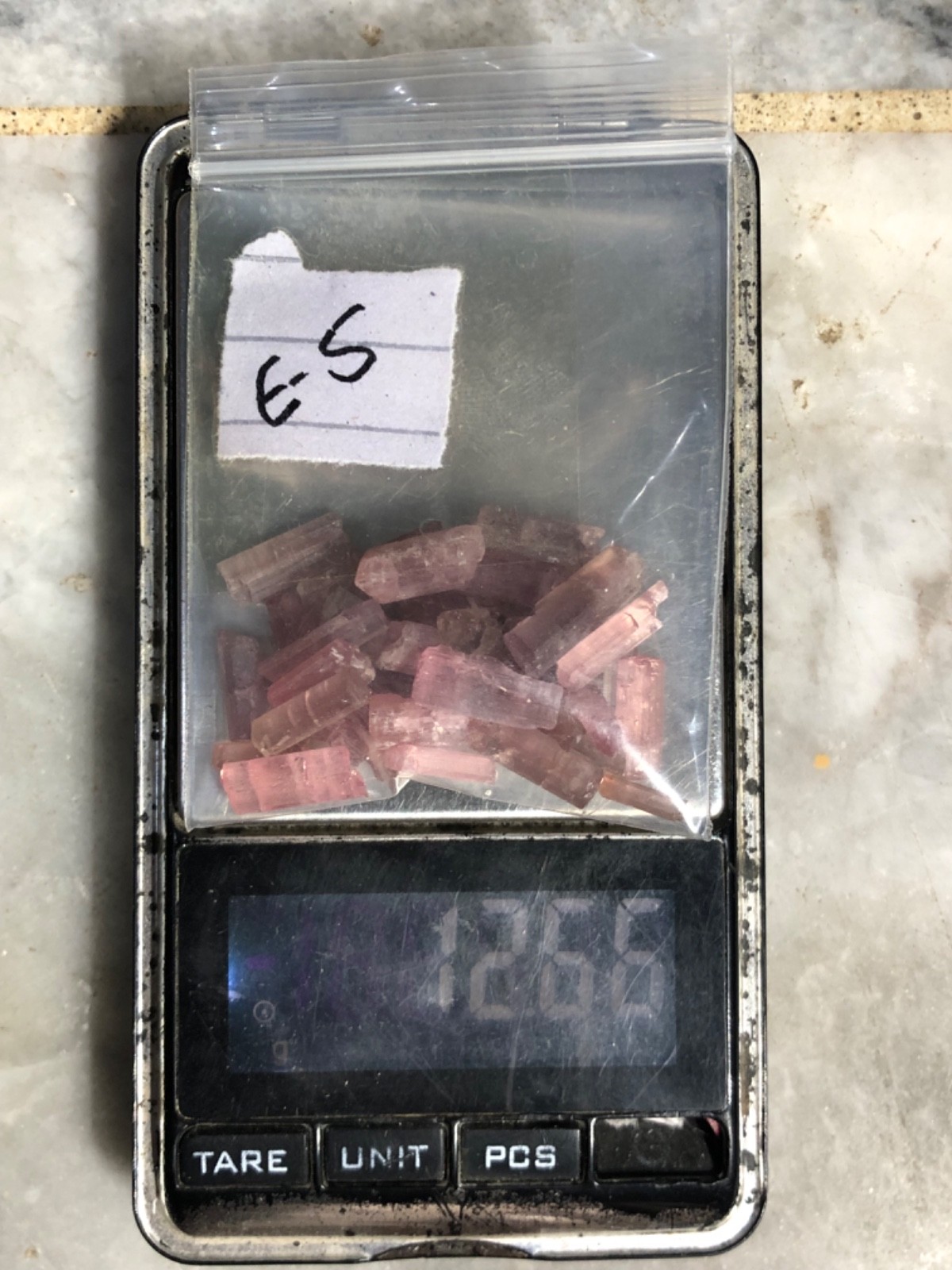 Natural Pink Tourmaline Crystal Jewelry Grade Specimen Paprok Afghanistan 12.66g
