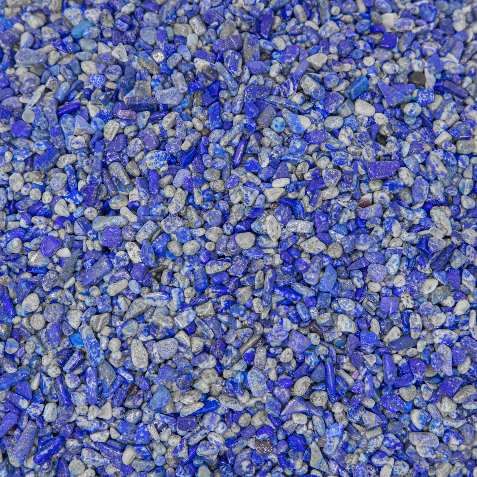 Tumbled Lapis Lazuli Crystal Stone Chips Bulk Natural Gemstone Undrilled Beads