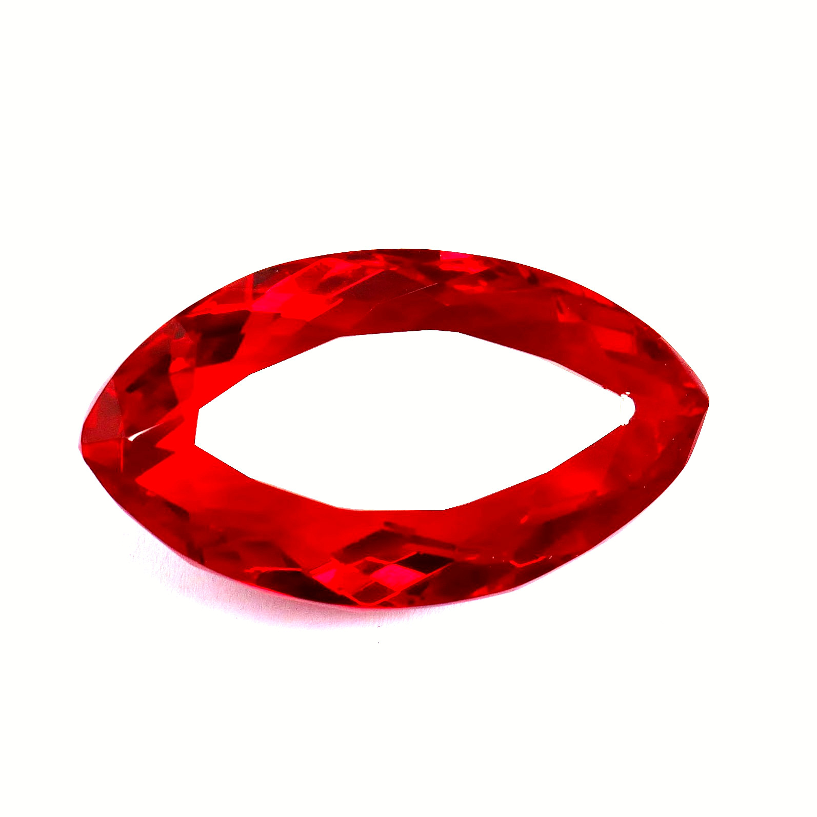 98 Ct Burmese Natural Ruby Blood Red Marquise Cut Certified Loose Gemstone