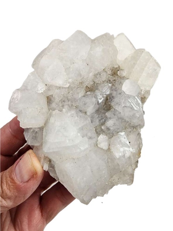 Clear Apophyllite Cluster 196.1 grams.