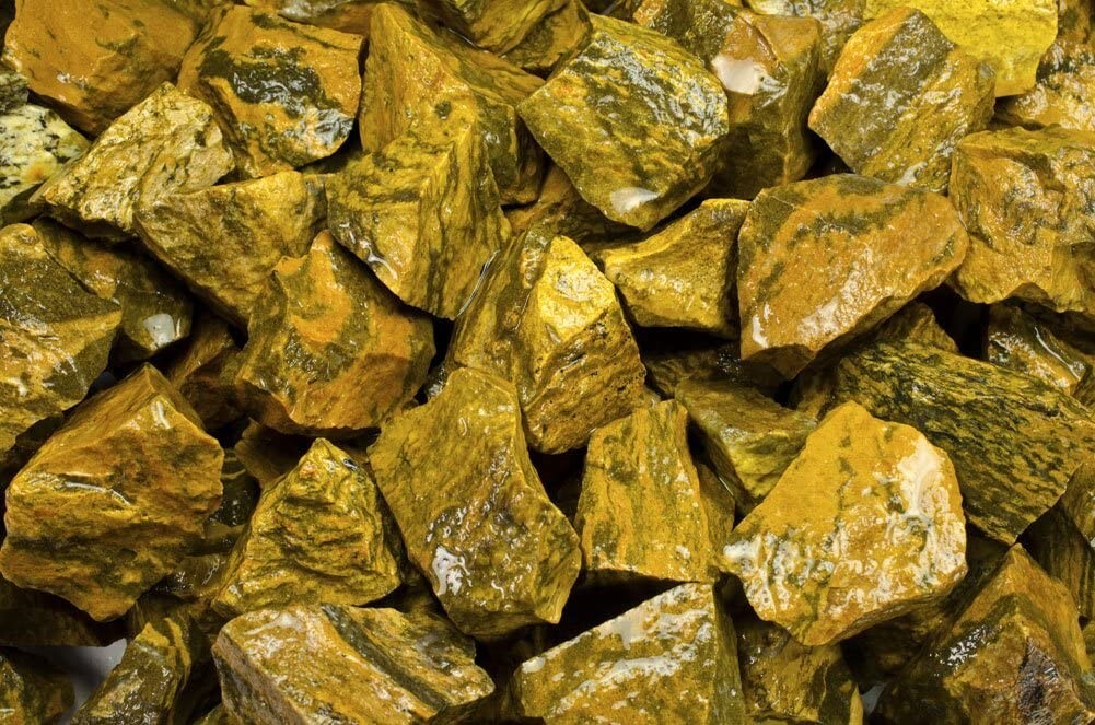 1/2 lb Tiger Jasper Rough Stones-Natural Crystal Mineral Rock Specimens Tumbling