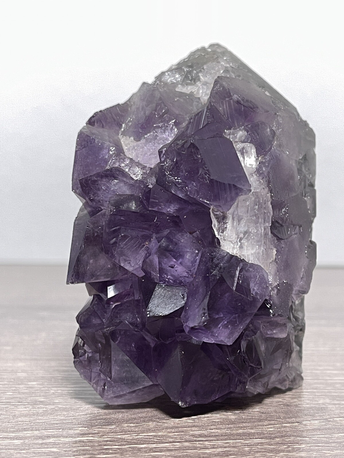 AMETHYST CLUSTER TOWER – Purple Mineral Crystal Reiki Chakra Wiccan Occult Decor