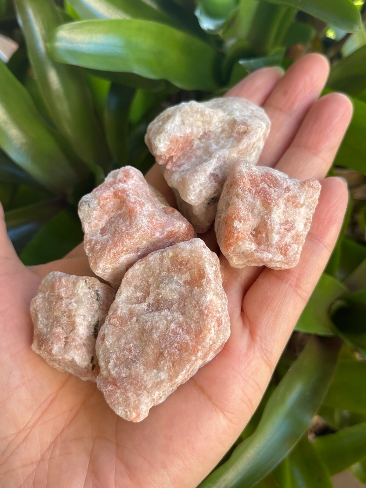 Grade A+ Sunstone Raw Natural Stones, 1-2″ Raw Sunstone, Wholesales Bulk Lot