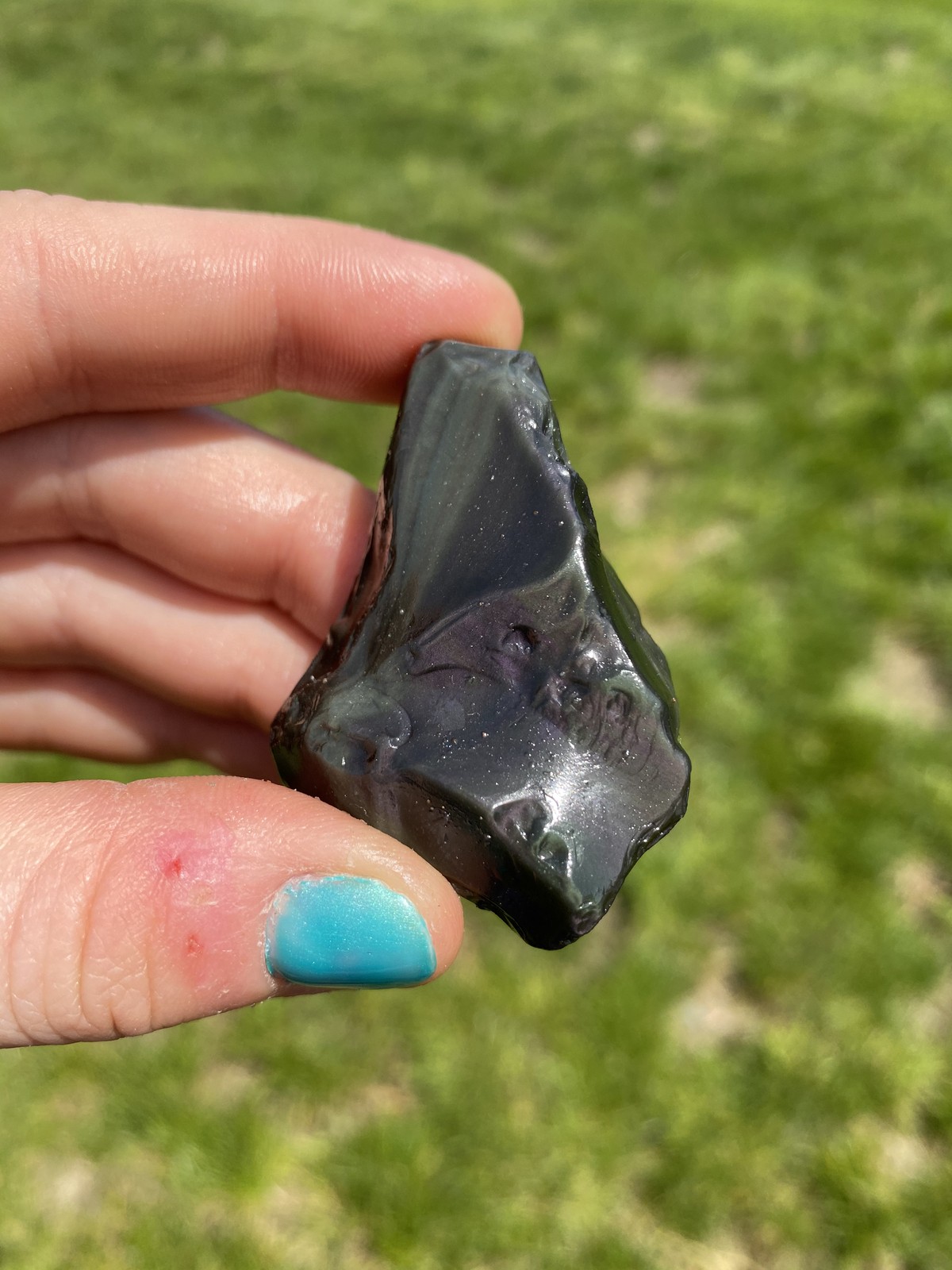 Raw Rainbow Obsidian Stone (1″ – 2.5″) Natural Rainbow Obsidian from Mexico