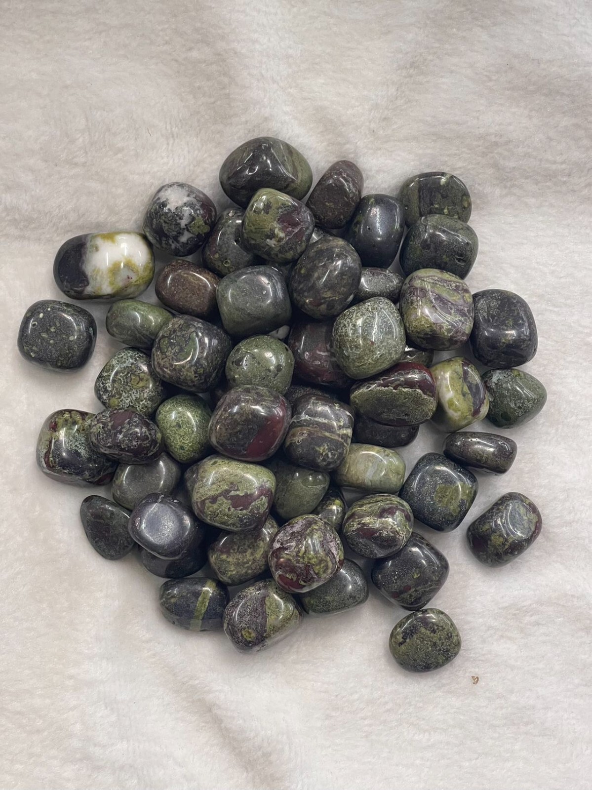 Dragon Bloodstone Tumble Nuggets 1 Kilo (2.2 lbs.)