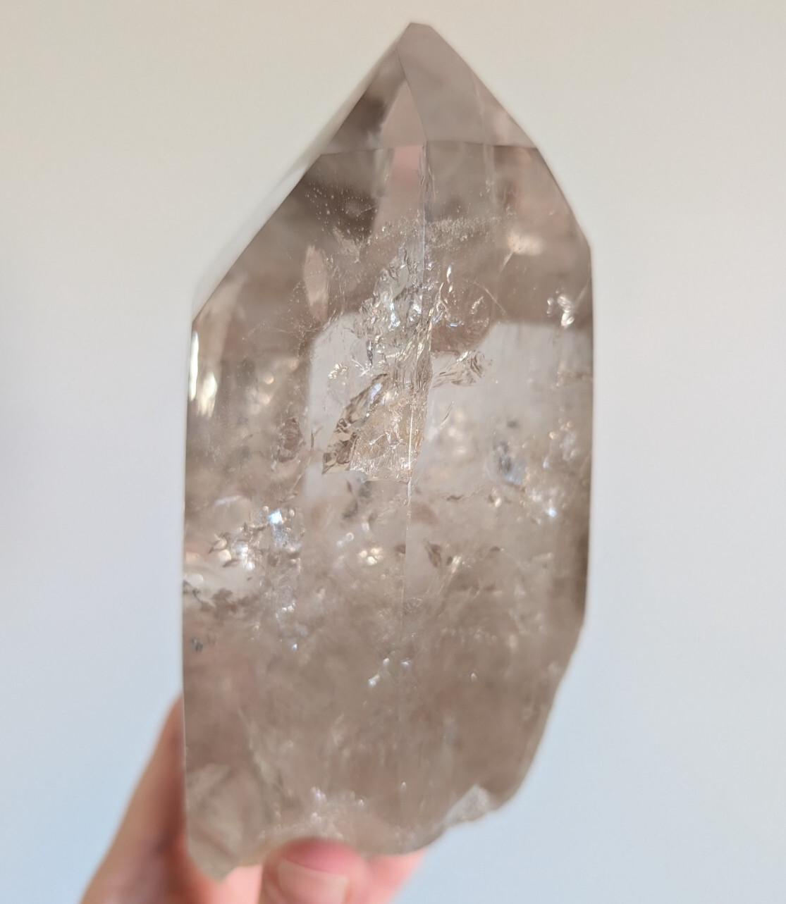 Clear Quartz Tower Crystal Gemstone Polished Point Large Big Chakra