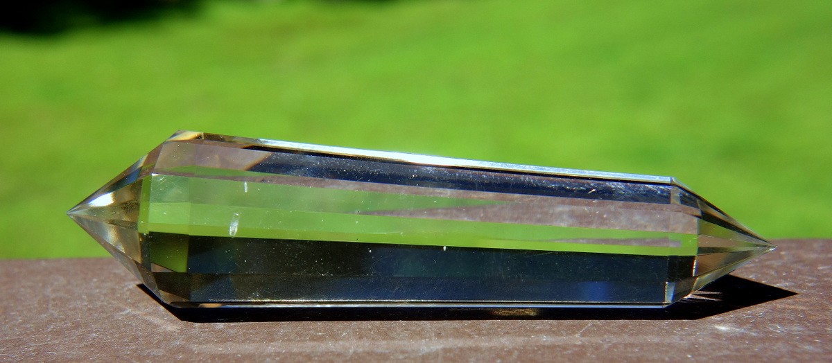 Himalayan Quartz 12-Sided Double Terminated Wand with Water Clarity