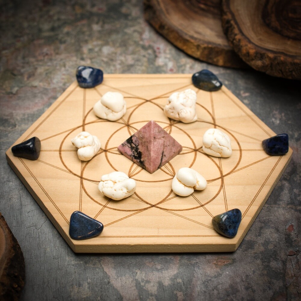 HSFY: Attract Your Soulmate Mini Crystal Grid Set – Mini Crystal Grid Kit