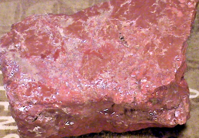 Vibrant Red Jasper Agate #R447, Solid Rough Lapidary Specimen, 3 LBS, 15 OZ