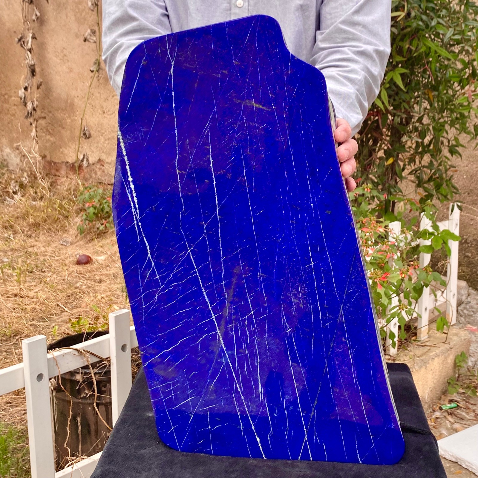 61.61LB Lapis Lazuli Freeform Polished Rough Tumble Healing Crystal Specimen Sto