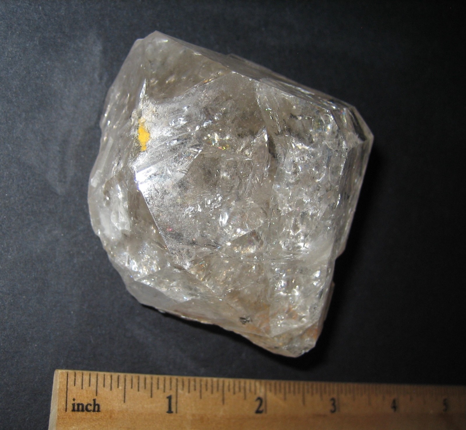 3″ LARGE NATURAL ROUGH HERKIMER DIAMOND QUARTZ CRYSTAL NEW YORK, USA ~ 217.3g *1