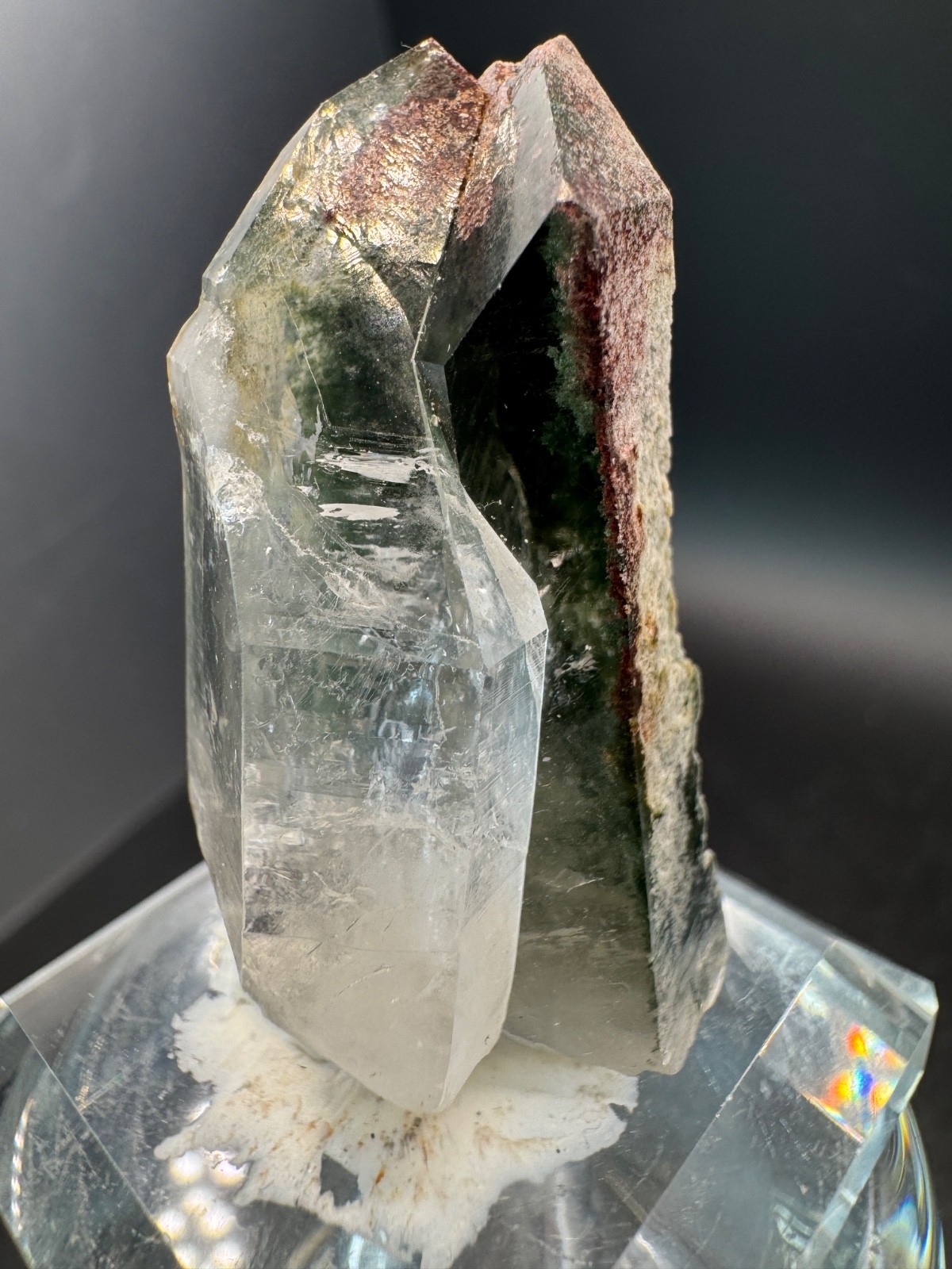 6465 Clear Himalayan Garden Quartz Chlorite Inclusions Pakistan 24g