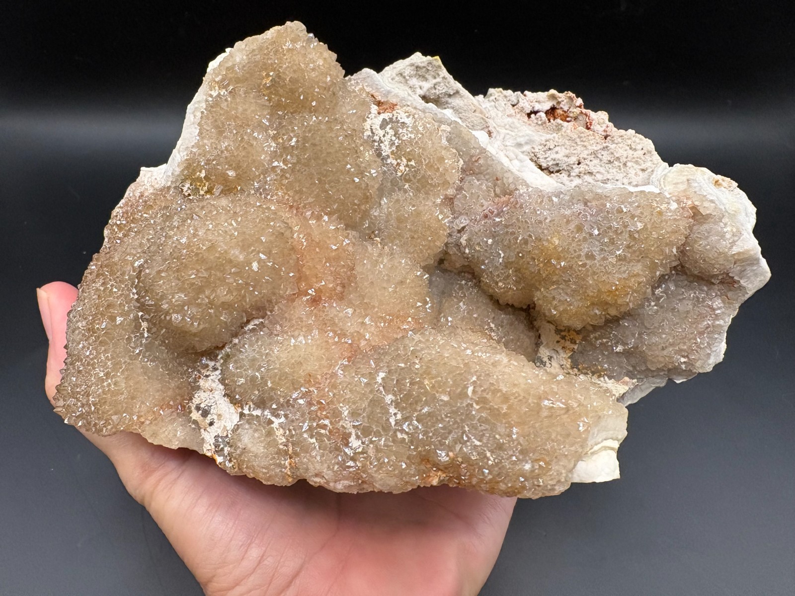 Missouri Druzy Quartz Cluster – 3.03 lb – Haunted Ridge Specimen