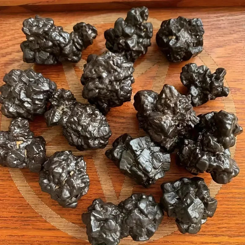 4 PCS Prophecy Stone Egypt Prophecy Hematite Pseudomorph Healing Energy Crystal